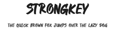 Strongkey by CconceptLab — Script Handwritten Font — thumbnail 1