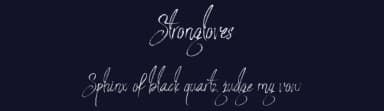 Strongloves by FHFont — Script Handwritten Font — thumbnail 2