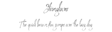 Strongloves by FHFont — Script Handwritten Font — thumbnail 1