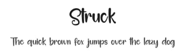 Struck by Inermedia Studio — Script Handwritten Font — thumbnail 1