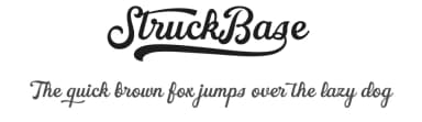 Struck Base by Måns Grebäck — Script Handwritten Font — thumbnail 1