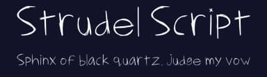 Strudel Script by Justlemmetypeman — Script Handwritten Font — thumbnail 2