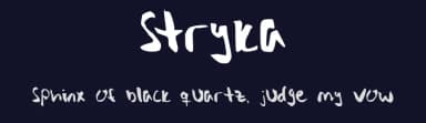 Stryka by Lis Bokt — Script Handwritten Font — thumbnail 2