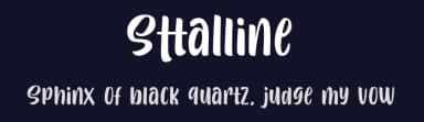 Sttalline by Nur Solikh — Script Handwritten Font — thumbnail 2