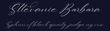 Sttevanie Barbara by Perspectype Studio - Letterena.com — Script Handwritten Font — thumbnail 2