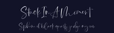 Stuck In A Moment by Redy Studio — Script Handwritten Font — thumbnail 2
