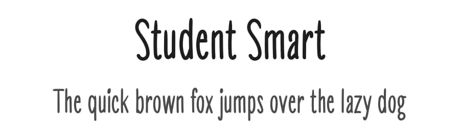 Student Smart by Metal Studio — Script Handwritten Font