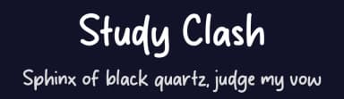 Study Clash by MJType — Script Handwritten Font — thumbnail 2