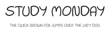 Study Monday by Origin Type — Script Handwritten Font — thumbnail 1