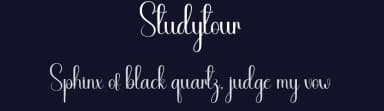 Studytour by Andi Moz — Script Handwritten Font — thumbnail 2
