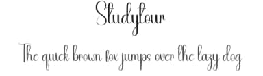 Studytour by Andi Moz — Script Handwritten Font — thumbnail 1