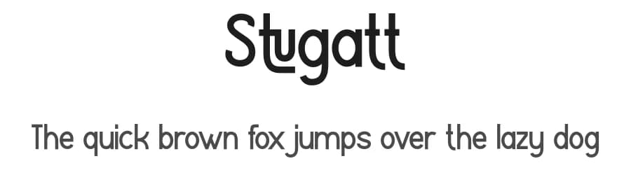 Stugatt by Vunira Design — Sans Serif Font