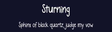 Sturning by erik5541 — Script Handwritten Font — thumbnail 2