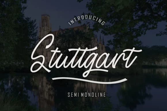 Stuttgart Font by Sinfa.co — Script Handwritten Font