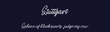 Stuttgart by Muhammad Akbar — Script Handwritten Font — thumbnail 2