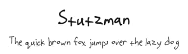 Stutzman by Kip Stutzman — Script Handwritten Font — thumbnail 1