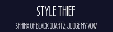 Style Thief by Chequered Ink — Sans Serif Font — thumbnail 2