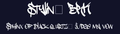 Stylin' BRK by B85 — Script Handwritten Font — thumbnail 2
