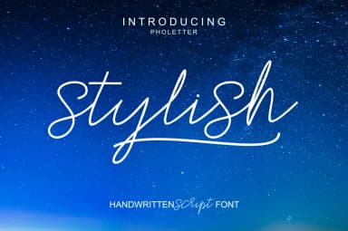 Stylish Font by masinong — Script Handwritten Font — thumbnail 1