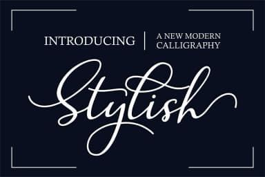 Stylish Font by WDfont Creative by WDfont Creative — Script Handwritten Font — thumbnail 4
