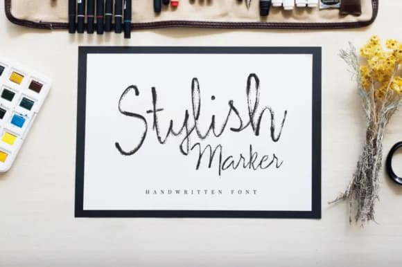 Stylish Marker Font by Pedro Alexandre Teixeira — Script Handwritten Font