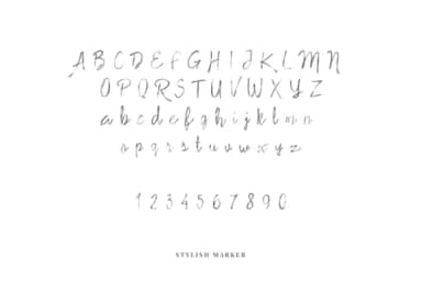 Stylish Marker Font by Pedro Alexandre Teixeira — Script Handwritten Font — thumbnail 6