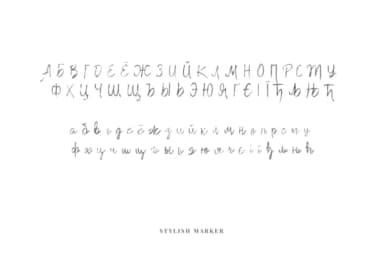 Stylish Marker Font by Pedro Alexandre Teixeira — Script Handwritten Font — thumbnail 8