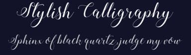 Stylish Calligraphy by Misti's Fonts — Script Handwritten Font — thumbnail 2