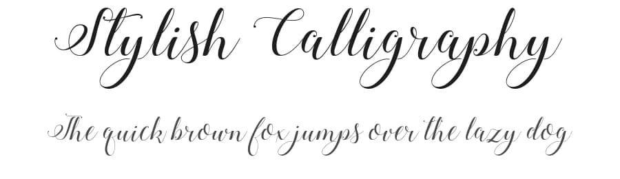 Stylish Calligraphy by Misti's Fonts — Script Handwritten Font