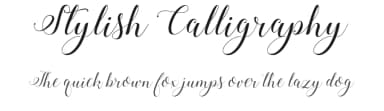 Stylish Calligraphy by Misti's Fonts — Script Handwritten Font — thumbnail 1