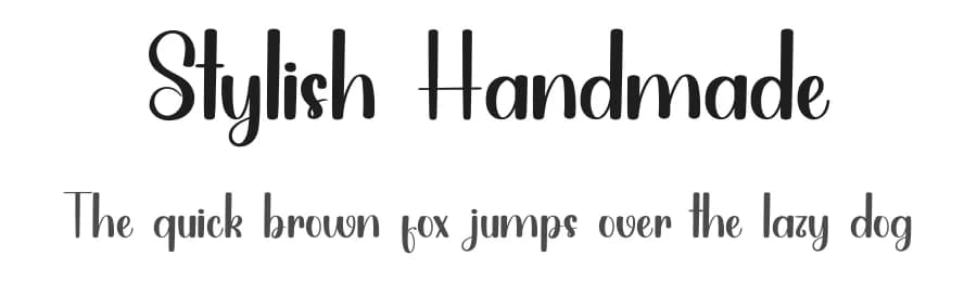 Stylish Handmade by PiPi Creative STUDIO — Script Handwritten Font