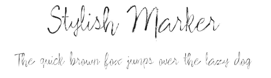 Stylish Marker by Pedro Teixeira Foundry — Script Handwritten Font