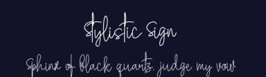Stylistic Sign by Haksen Studio — Script Handwritten Font — thumbnail 2