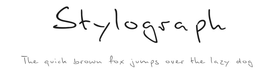 Stylograph by ParaGraph Intl. — Script Handwritten Font