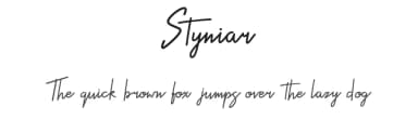 Styniar by Febri_Creative — Script Handwritten Font — thumbnail 1