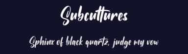 Subcultures by Maulana Creative — Script Handwritten Font — thumbnail 2