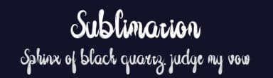 Sublimation by Roni Studio — Script Handwritten Font — thumbnail 2