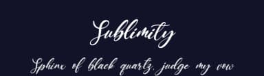 Sublimity by Staircase Studio — Script Handwritten Font — thumbnail 2