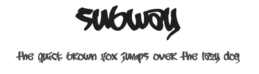 Subway by Johan Waldenström — Script Handwritten Font