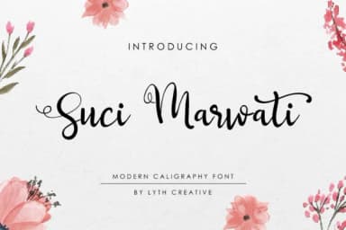 Suci Marwati Font by lyanatha — Script Handwritten Font — thumbnail 1