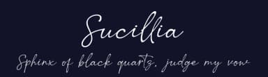 Sucillia by Typeline Studio — Script Handwritten Font — thumbnail 2