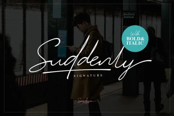 Suddenly Family Font by saridezra — Script Handwritten Font