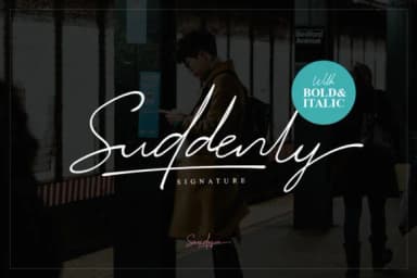 Suddenly Family Font by saridezra — Script Handwritten Font — thumbnail 1