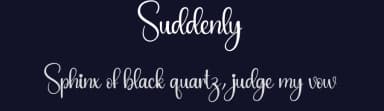Suddenly by Scratchones — Script Handwritten Font — thumbnail 2
