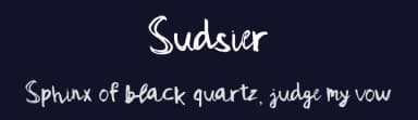 Sudsier by madeDeduk — Script Handwritten Font — thumbnail 2