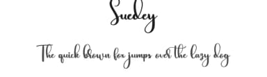 Suedey by Bearytype — Script Handwritten Font — thumbnail 1
