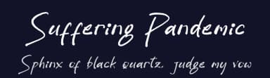 Suffering Pandemic by Letterena Studios — Script Handwritten Font — thumbnail 2