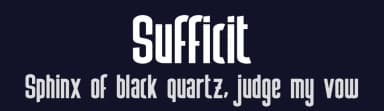 Sufficit by APlaπi — Sans Serif Font — thumbnail 2