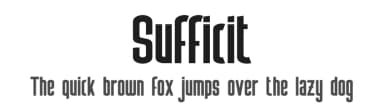 Sufficit by APlaπi — Sans Serif Font — thumbnail 1