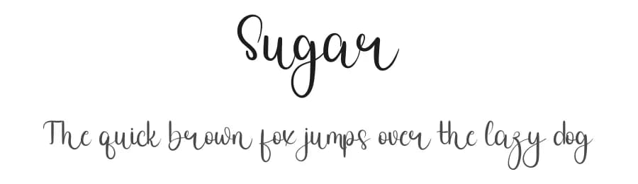 Sugar by Inermedia Studio — Script Handwritten Font